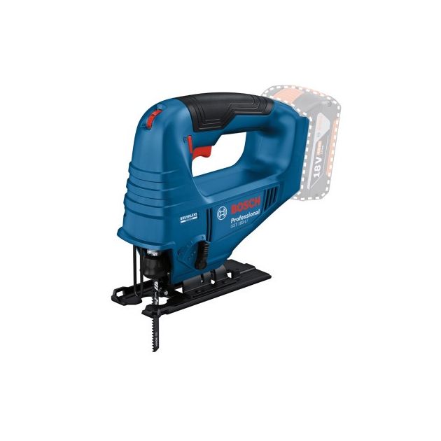 Аккумуляторный лобзик Bosch GST 183-LI Professional, 1 акб GBA 18V 4.0Ah, з/у GAL 18V-20, фото , зображення 2 | SNABZHENIE.com.ua Аккумуляторный лобзик Bosch GST 183-LI Professional, 1 акб GBA 18V 4.0Ah, з/у GAL 18V-20, фото , зображення 2 | SNABZHENIE.com.ua