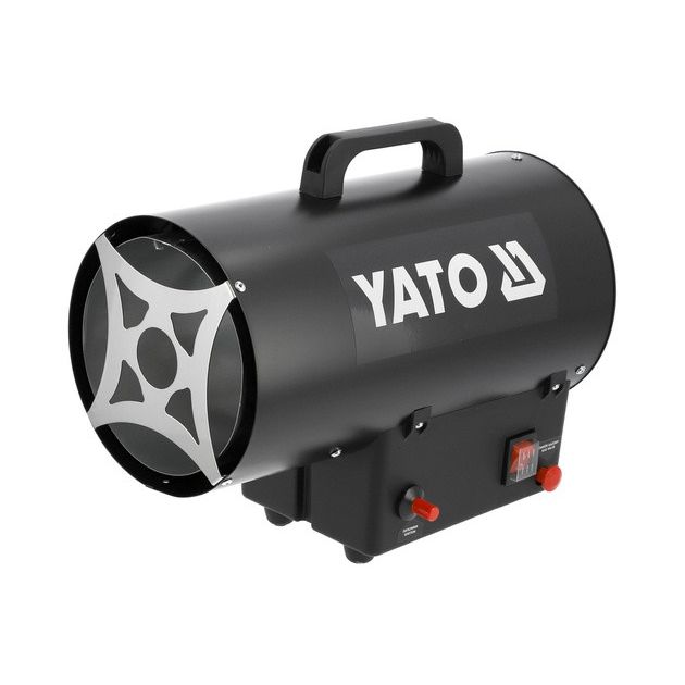 Газовый обогреватель YATO 15 кВт, 230В, 25 Вт, вентилятор, 320 м³/ч, фото  | SNABZHENIE.com.ua