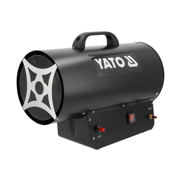 Нагрівач газовий YATO : 30 кВт, 230В, 70 Вт. з вентилятором, прод. 650 м³/год, фото  | SNABZHENIE.com.ua