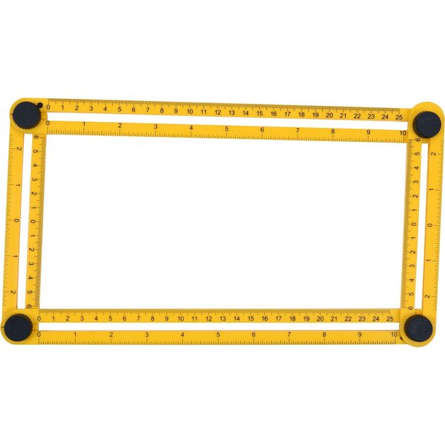 Шаблон - лінійка VOREL для перенесення вимірювань, 310 х 175 х 25 мм (VO-18470), фото , зображення 3 | SNABZHENIE.com.ua