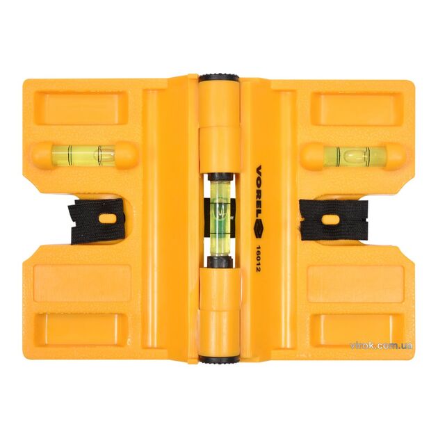 Уровень для установки столбцов VOREL с магнитом и капсулами, 190 х 135 мм, фото  | SNABZHENIE.com.ua