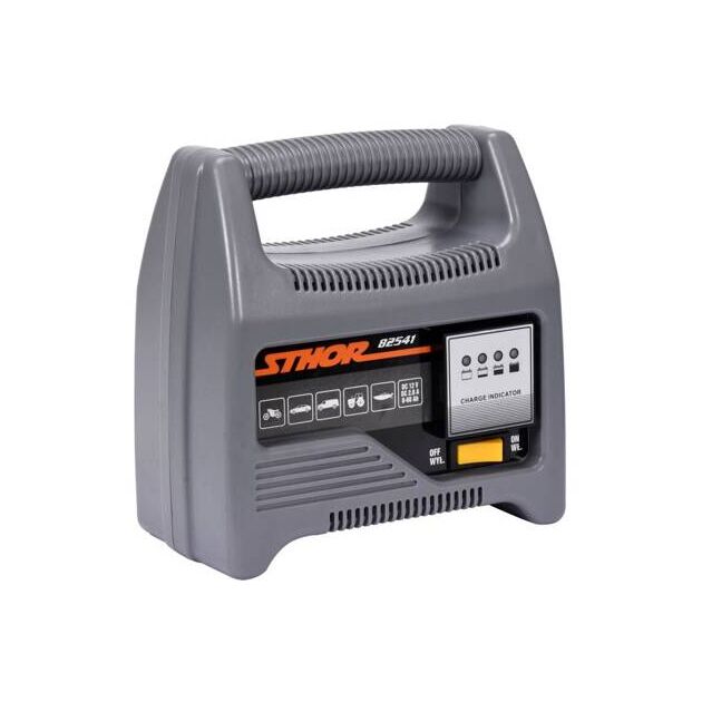 Зарядное устройство STHOR 12 В, 4 А, 8-60 Ач от сети 230 В, фото  | SNABZHENIE.com.ua