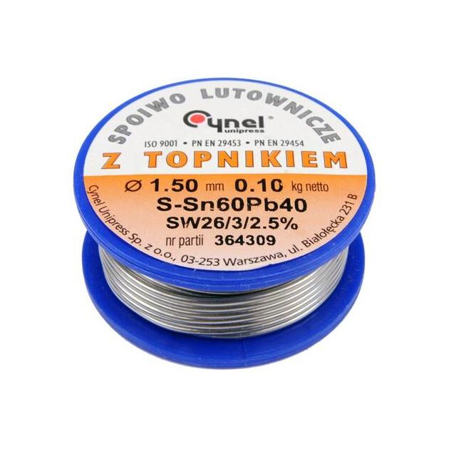 Припой Sn60-Pb40 1.5 мм на катушке VOREL, 100 г, фото  | SNABZHENIE.com.ua