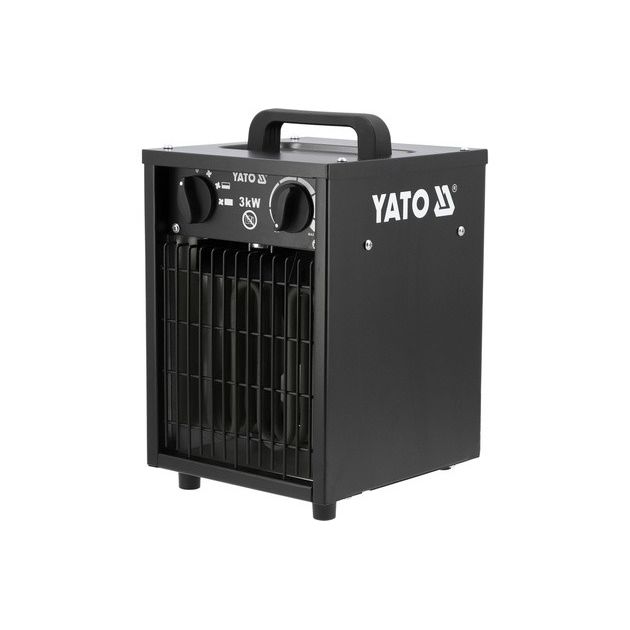 Обогреватель YATO 230В, 3кВт, с вентилятором, обогрев S≤ 30 м², фото  | SNABZHENIE.com.ua