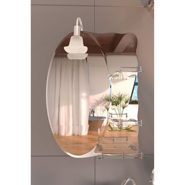Настенное зеркало Lidz Sofi 680x875 с 3 полками ассиметричное LD78SO6887, фото , изображение 2 | SNABZHENIE.com.ua Настенное зеркало Lidz Sofi 680x875 с 3 полками ассиметричное LD78SO6887, фото , изображение 2 | SNABZHENIE.com.ua