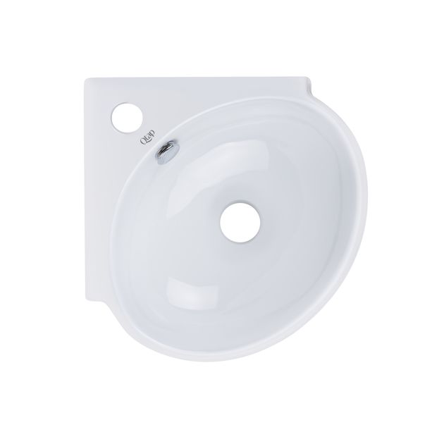 Раковина Qtap Leo 390x365x130 белая QT11115010WN, фото  | SNABZHENIE.com.ua