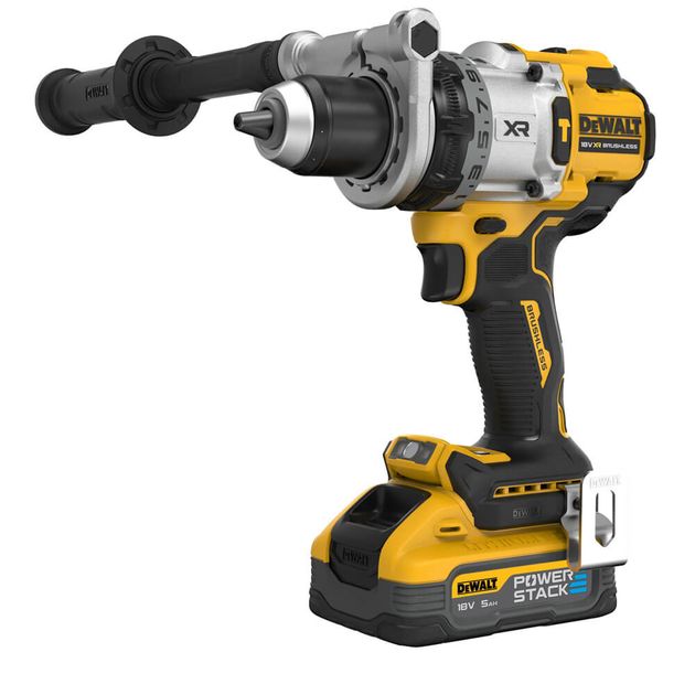 Дрель-шуруповерт DeWALT DCD1007H2T, аккумуляторная, ударная, фото  | SNABZHENIE.com.ua