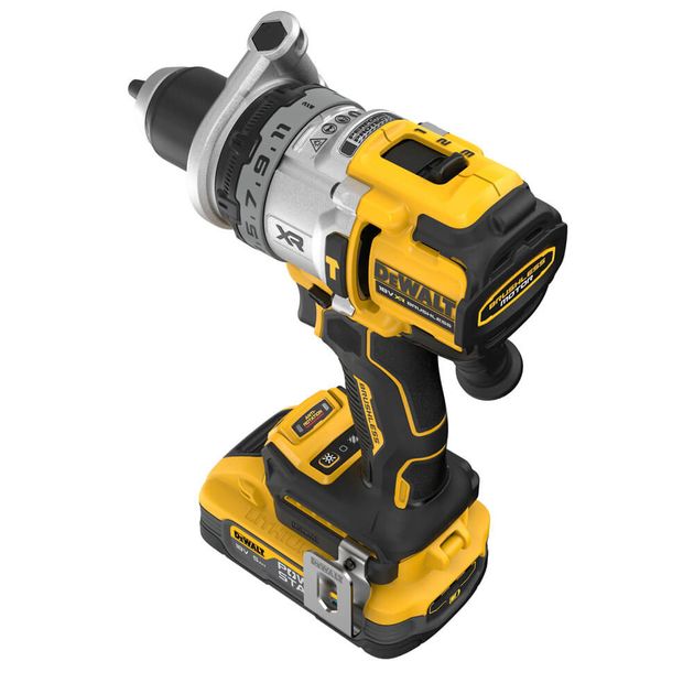 Дрель-шуруповерт DeWALT DCD1007H2T, аккумуляторная, ударная, фото , изображение 6 | SNABZHENIE.com.ua