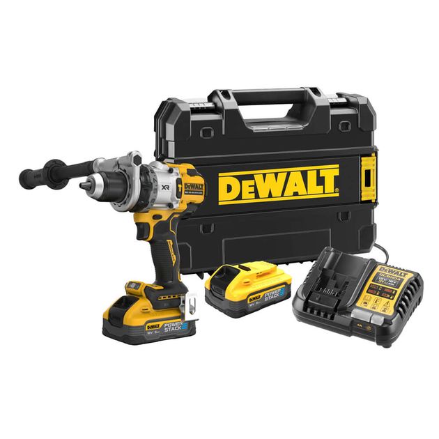 Дрель-шуруповерт DeWALT DCD1007H2T, аккумуляторная, ударная, фото , изображение 7 | SNABZHENIE.com.ua