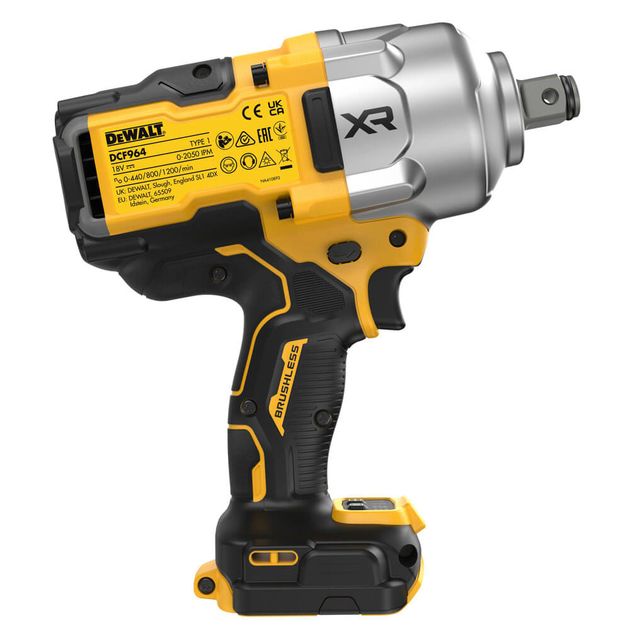 Гайковерт ударный аккумуляторный бесщёточный DeWALT DCF964NT, фото , зображення 4 | SNABZHENIE.com.ua Гайковерт ударный аккумуляторный бесщёточный DeWALT DCF964NT, фото , зображення 4 | SNABZHENIE.com.ua