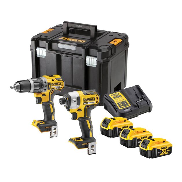 Набор из двух бесщёточных инструментов DeWALT DCK266P3T, фото  | SNABZHENIE.com.ua