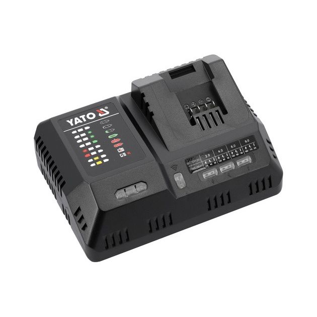 Умное зарядное устройство с охлаждением YATO для Li-Ion 18 В, 12 А, фото  | SNABZHENIE.com.ua