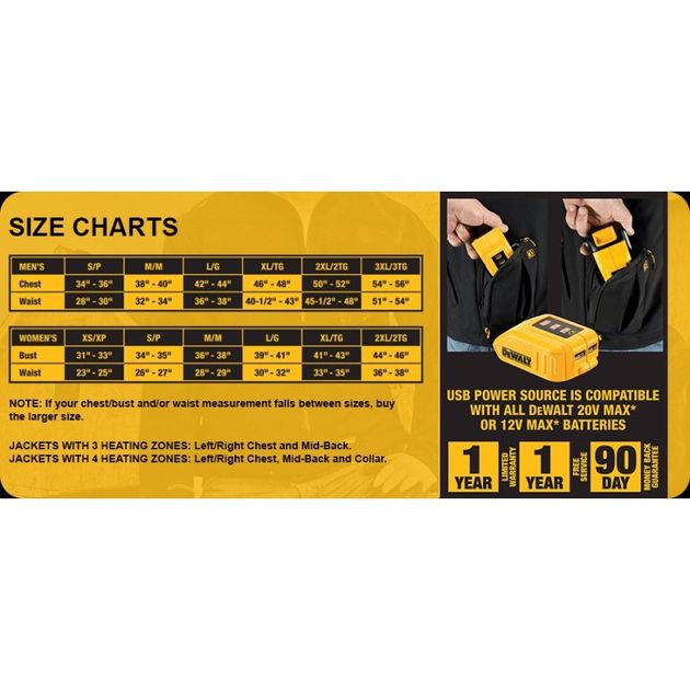 Акумуляторна куртка з підігрівом DEWALT Soft Shell чорна - L (з АКБ і ЗУ), фото , зображення 5 | SNABZHENIE.com.ua Акумуляторна куртка з підігрівом DEWALT Soft Shell чорна - L (з АКБ і ЗУ), фото , зображення 5 | SNABZHENIE.com.ua