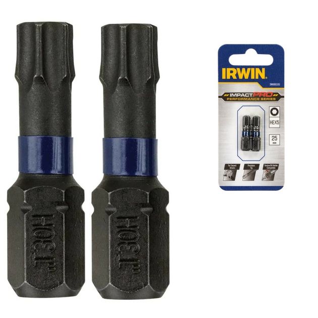 Бита IMPACT PRO 1/4" 25мм TX15 2шт, IRWIN (IW6061615), фото  | SNABZHENIE.com.ua