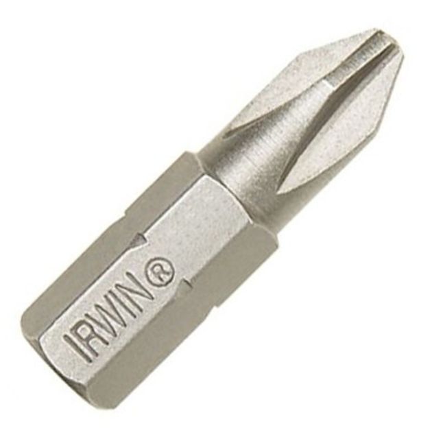 Бита Phillips 1/4" 25мм PH3 10 шт, IRWIN (10504332), фото  | SNABZHENIE.com.ua