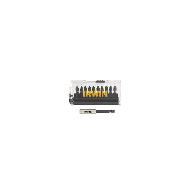 Биты IMPACT PRO 1/4" 25мм, комплект 10шт с держателем, IRWIN, фото  | SNABZHENIE.com.ua