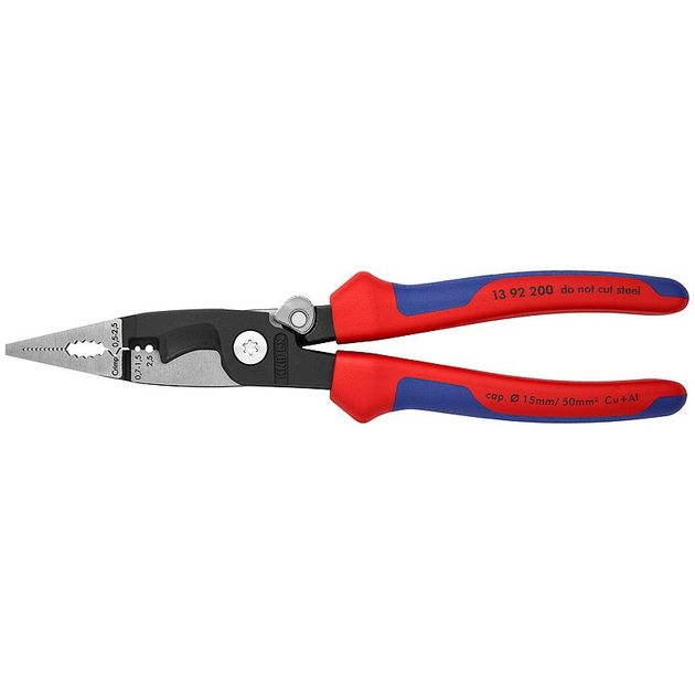 Многофункциональные клещи KNIPEX 13 92 200 для электромонтажа, фото  | SNABZHENIE.com.ua
