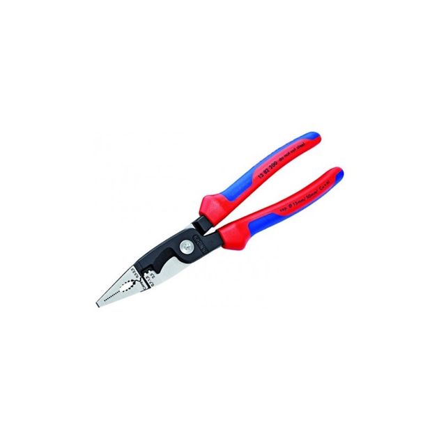 Многофункциональные клещи для электромонтажных работ KNIPEX 13 82 200, фото  | SNABZHENIE.com.ua