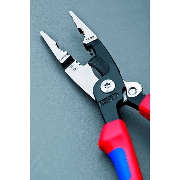 Многофункциональные клещи для электромонтажных работ KNIPEX 13 82 200, фото , изображение 4 | SNABZHENIE.com.ua Многофункциональные клещи для электромонтажных работ KNIPEX 13 82 200, фото , изображение 4 | SNABZHENIE.com.ua