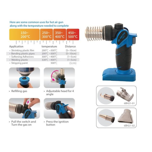 Газовая горелка до 550°C, фото , изображение 2 | SNABZHENIE.com.ua
