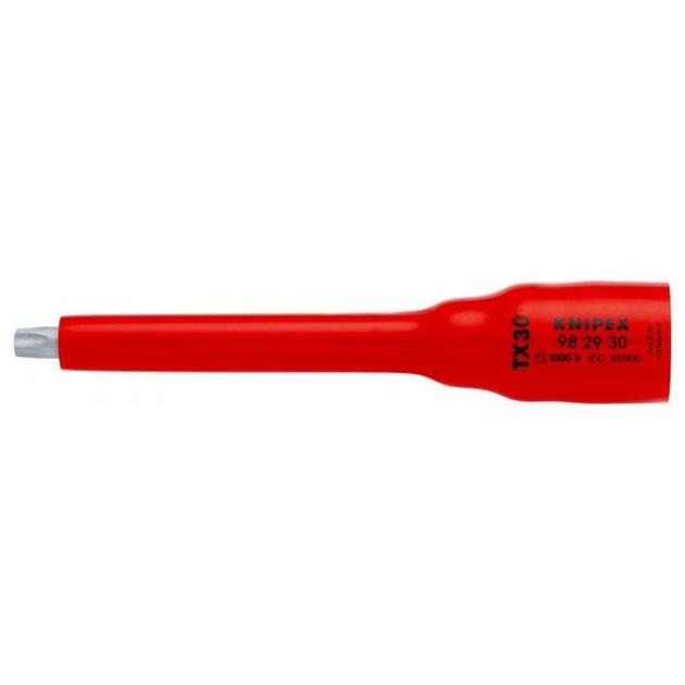 Головка торцевая VDE 1000V 3/8" TX30 диэлектрическая, 12-гранная, фото  | SNABZHENIE.com.ua
