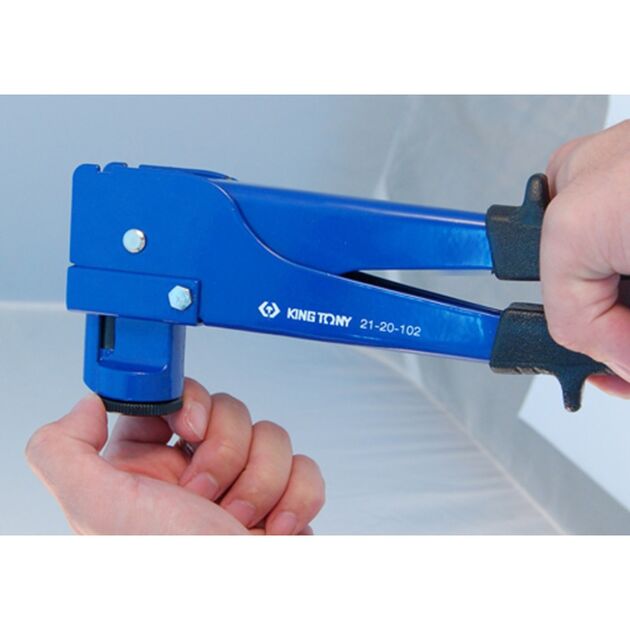 Заклепочник 2,4~4,8 мм, поворотний (21-20-102), фото , зображення 3 | SNABZHENIE.com.ua Заклепочник 2,4~4,8 мм, поворотний (21-20-102), фото , зображення 3 | SNABZHENIE.com.ua