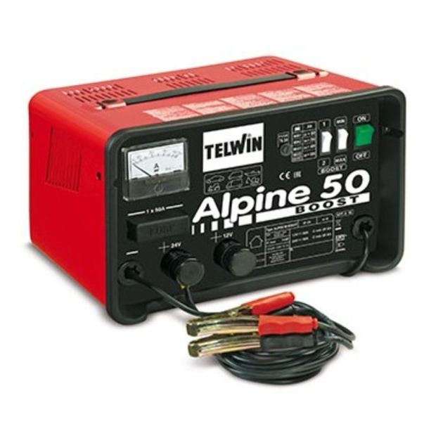 Зарядное устройство Telwin ALPINE 50 BOOST 230V 12-24V, фото  | SNABZHENIE.com.ua
