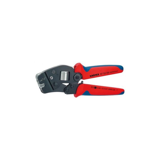 Инструмент для обжима контактных гильз KNIPEX 97 53 08 с автоналаштуванням, фото  | SNABZHENIE.com.ua