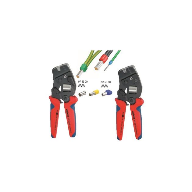 Инструмент для обжима контактных гильз KNIPEX 97 53 08 с автоналаштуванням, фото , изображение 4 | SNABZHENIE.com.ua Инструмент для обжима контактных гильз KNIPEX 97 53 08 с автоналаштуванням, фото , изображение 4 | SNABZHENIE.com.ua