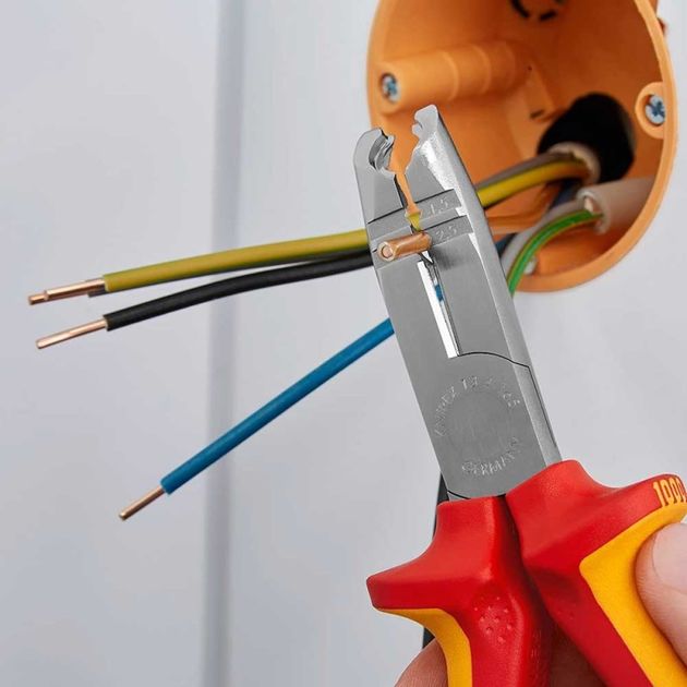 Клещі для видалення оболонки Knipex, 165 мм 13 46 165, фото , зображення 2 | SNABZHENIE.com.ua Клещі для видалення оболонки Knipex, 165 мм 13 46 165, фото , зображення 2 | SNABZHENIE.com.ua