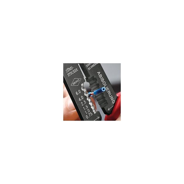 Универсальные клещи для обжима и зачистки KNIPEX 97 21 215, фото , изображение 3 | SNABZHENIE.com.ua Универсальные клещи для обжима и зачистки KNIPEX 97 21 215, фото , изображение 3 | SNABZHENIE.com.ua