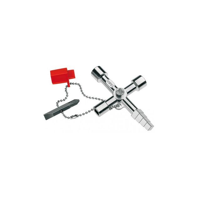 Ключ Knipex для электрошкафов, 90 мм, профессиональный, 00 11 04, фото  | SNABZHENIE.com.ua