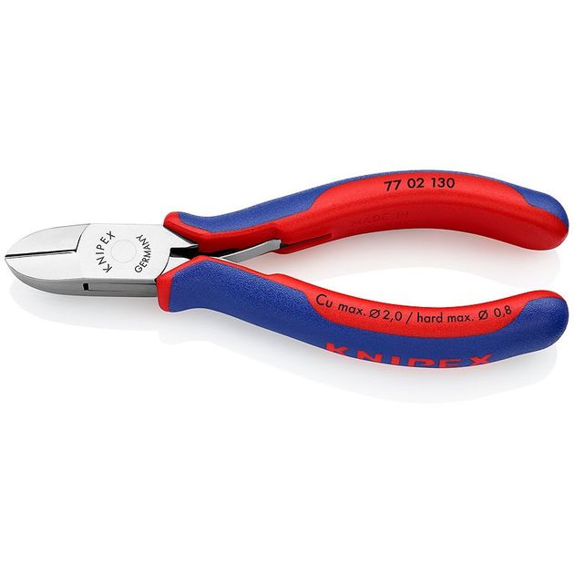 Кусачки бокові для електроніки KNIPEX 77 02 130, фото  | SNABZHENIE.com.ua