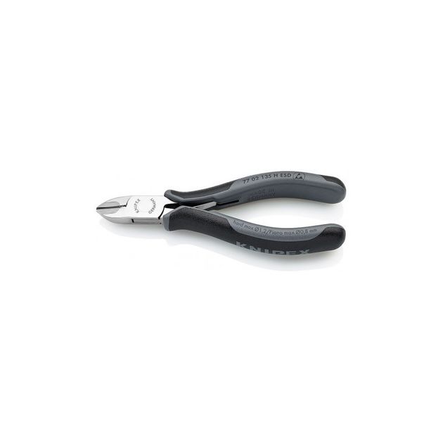Кусачки KNIPEX 77 02 135 H ESD для электроники, боковые, фото  | SNABZHENIE.com.ua