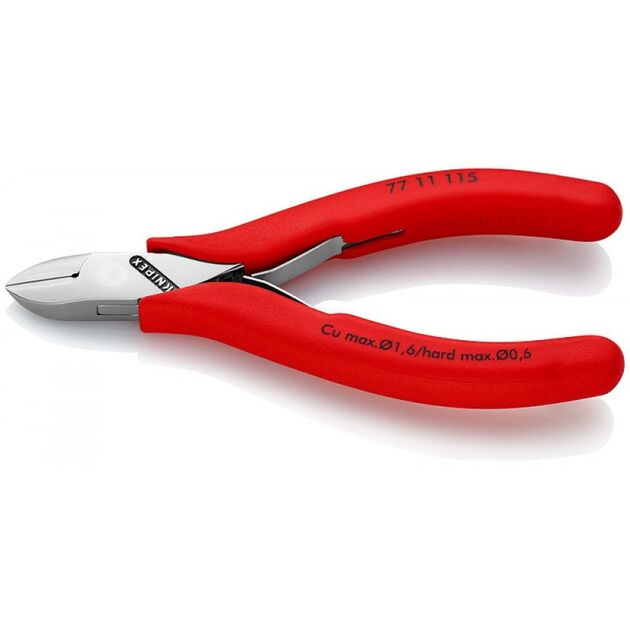 Кусачки боковые для электроники KNIPEX 77 11 115, фото  | SNABZHENIE.com.ua