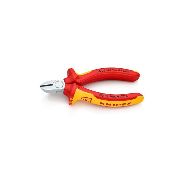 Кусачки боковые KNIPEX 70 06 125, фото  | SNABZHENIE.com.ua