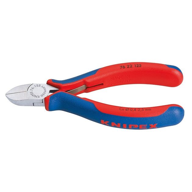 Кусачки боковые KNIPEX 76 22 125 для электроники, фото  | SNABZHENIE.com.ua