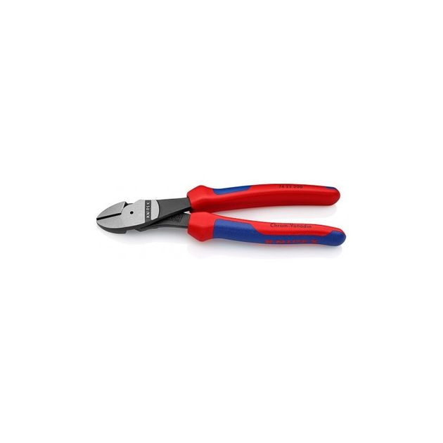 Кусачки боковые фосфатированные черные 200 мм Knipex 74 22 200, фото  | SNABZHENIE.com.ua