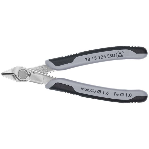 Кусачки Electronic Super Knips® KNIPEX 78 13 125 ESD, фото  | SNABZHENIE.com.ua