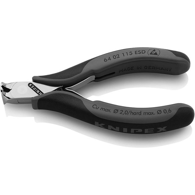 Кусачки KNIPEX 64 02 115 ESD для электроники, фото  | SNABZHENIE.com.ua
