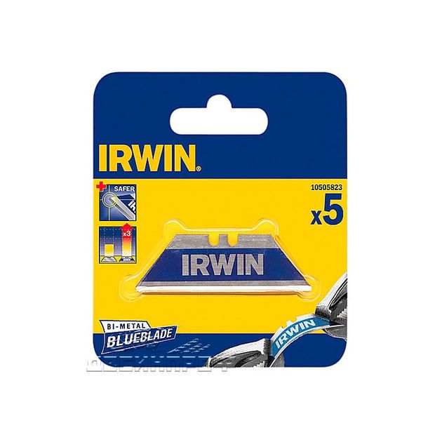 Лезвия биметаллические безопасные IRWIN, 5 шт (10505823), фото  | SNABZHENIE.com.ua