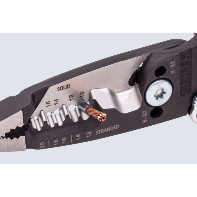 Многофункциональные клещи KNIPEX для электромонтажа (13 72 8), фото , изображение 4 | SNABZHENIE.com.ua Многофункциональные клещи KNIPEX для электромонтажа (13 72 8), фото , изображение 4 | SNABZHENIE.com.ua