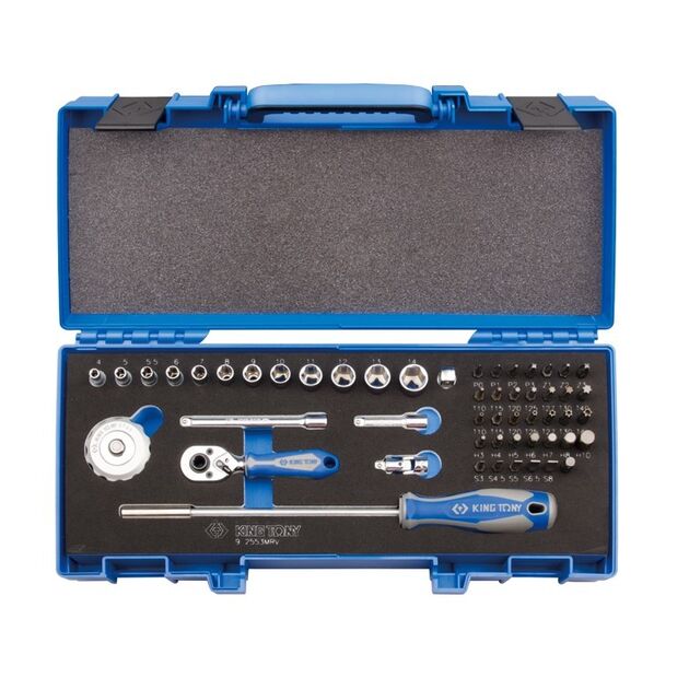 Набор головок 1/4" 53 ед. 6-гранные (4-14 мм), фото  | SNABZHENIE.com.ua