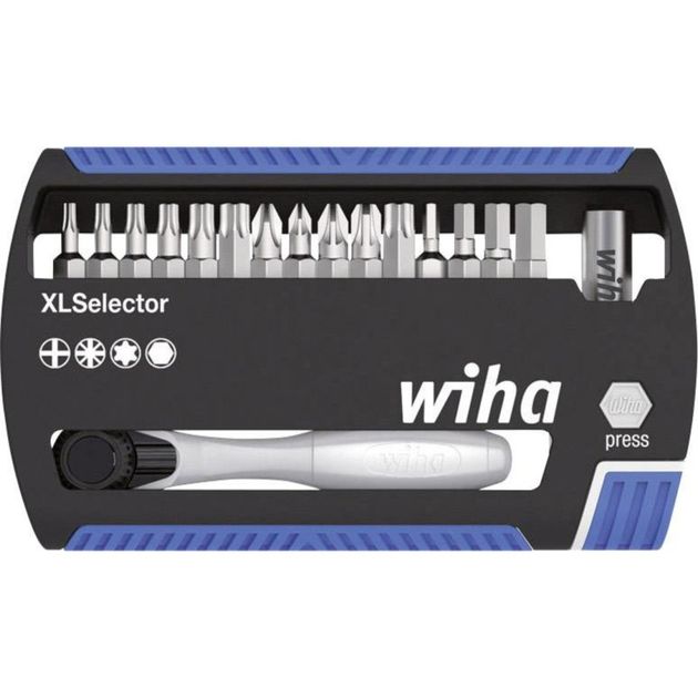 Набор бит WIHA 36951 XLSelector Torsion/Standard 17 шт. с трещоткой, фото  | SNABZHENIE.com.ua