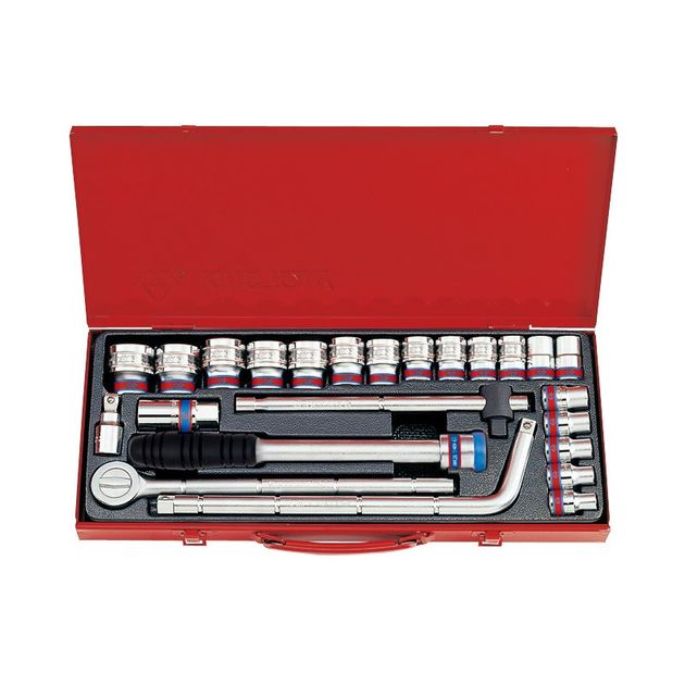 Набор головок 1/2" 24 шт. 12-гранные короткие дюймовые (4024SR), фото  | SNABZHENIE.com.ua