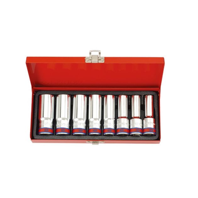 Набор длинных 1/2" 12-гранных головок 8 шт. (4208SR), фото  | SNABZHENIE.com.ua