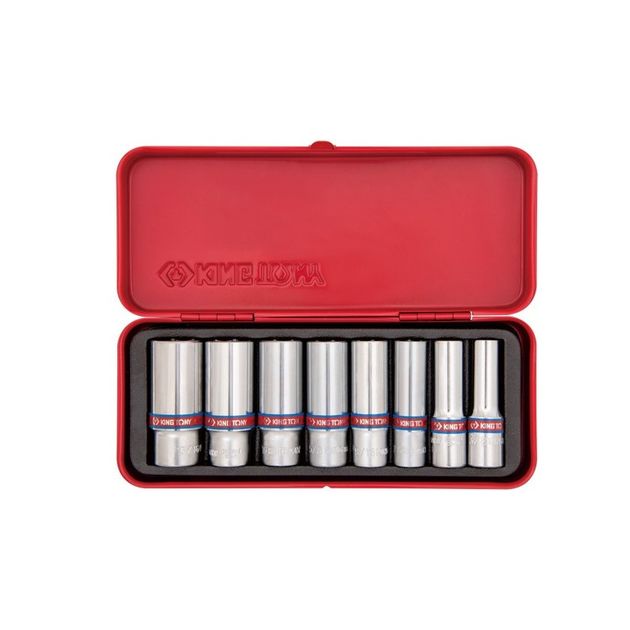 Набор головок 3/8" 8 шт. длинные, 6-гранные, дюймовые (3508SR), фото  | SNABZHENIE.com.ua
