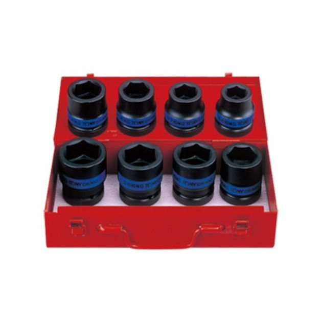Набор ударных головок 1/2" 6-гранные, 24-41мм, 8 шт., фото  | SNABZHENIE.com.ua