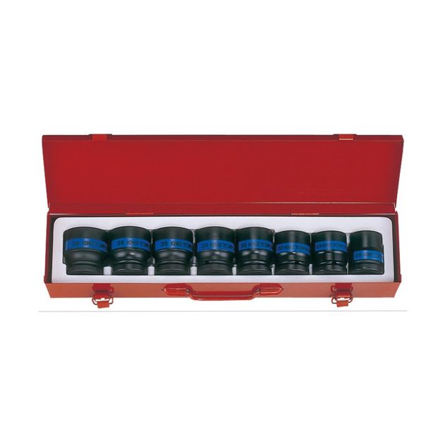 Набор ударных головок 3/4" 8 шт. 6-гранные, 27-38 мм (6409MP01), фото  | SNABZHENIE.com.ua
