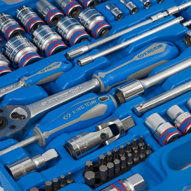 Универсальный набор инструментов 103 ед. 1/4" и 1/2" 6-гранные, фото , изображение 6 | SNABZHENIE.com.ua Универсальный набор инструментов 103 ед. 1/4" и 1/2" 6-гранные, фото , изображение 6 | SNABZHENIE.com.ua